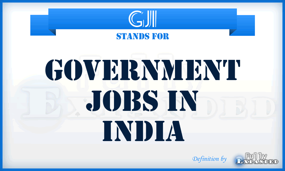 GJI - Government Jobs in India