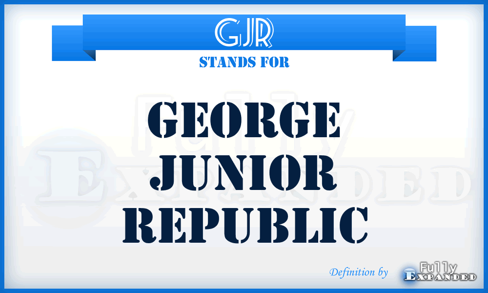 GJR - George Junior Republic