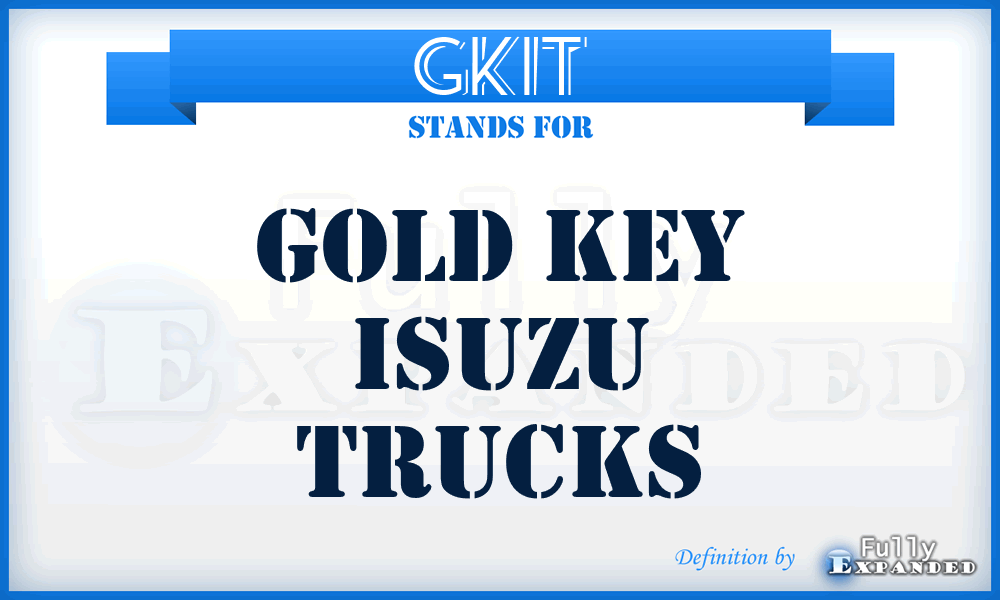 GKIT - Gold Key Isuzu Trucks