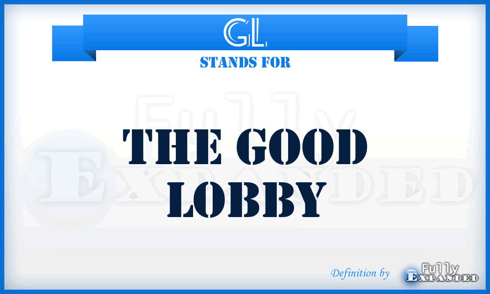 GL - The Good Lobby