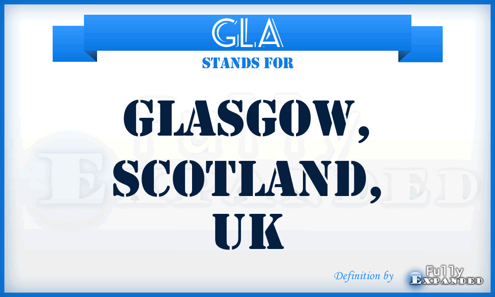 GLA - Glasgow, Scotland, UK