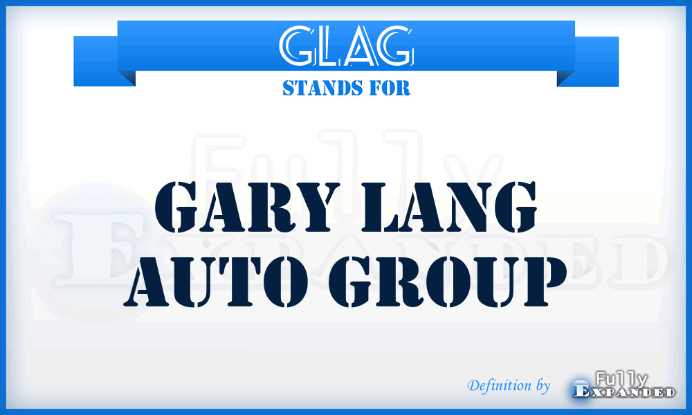 GLAG - Gary Lang Auto Group