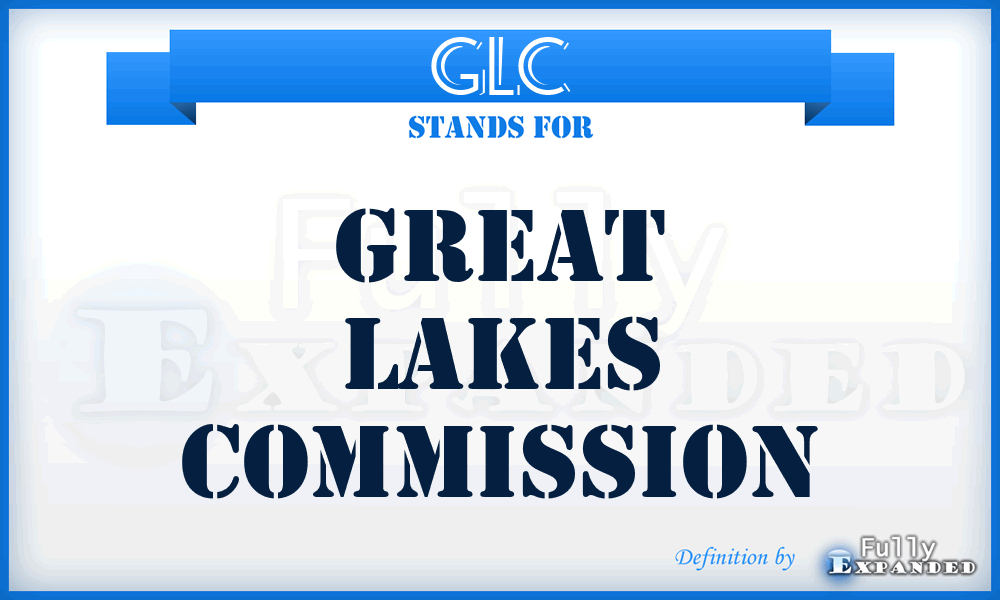 GLC - Great Lakes Commission