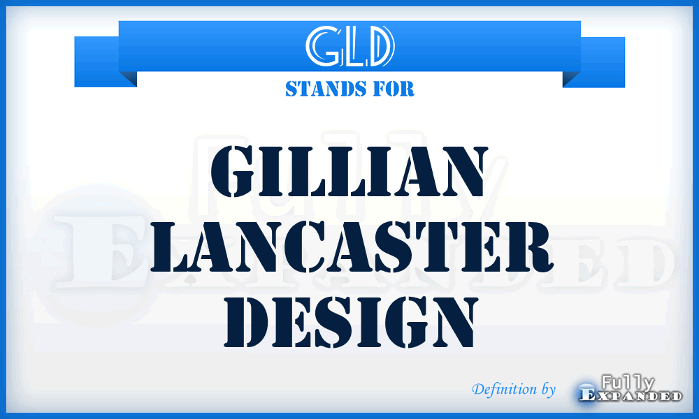 GLD - Gillian Lancaster Design