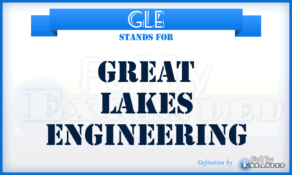 GLE - Great Lakes Engineering