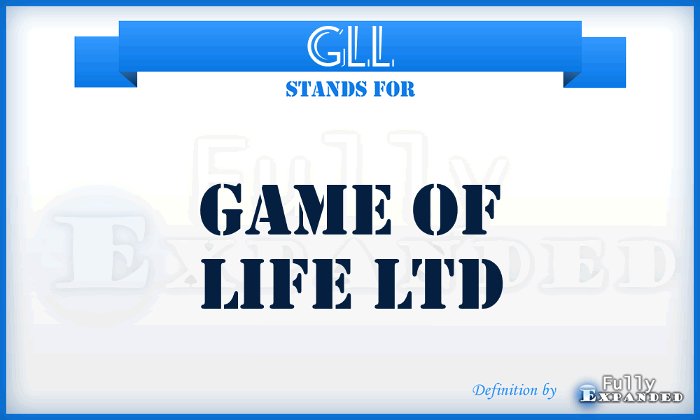 GLL - Game of Life Ltd