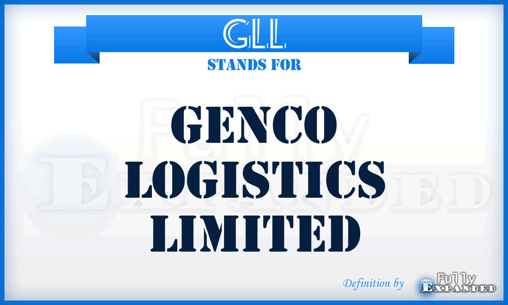 GLL - Genco Logistics Limited