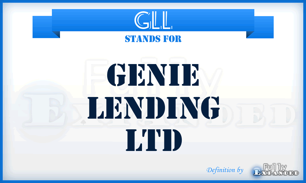 GLL - Genie Lending Ltd
