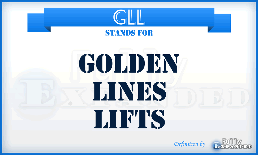 GLL - Golden Lines Lifts