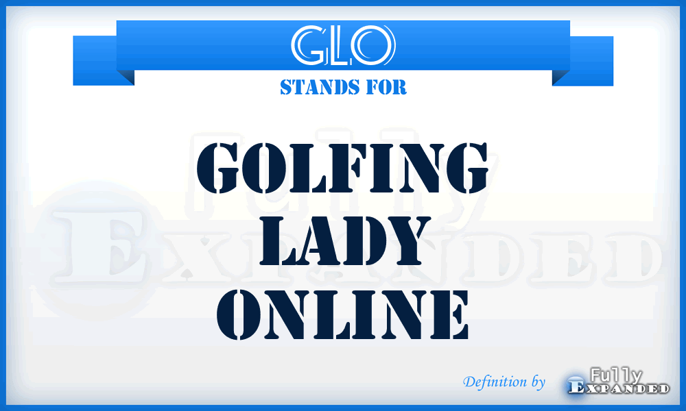 GLO - Golfing Lady Online