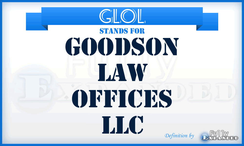 GLOL - Goodson Law Offices LLC