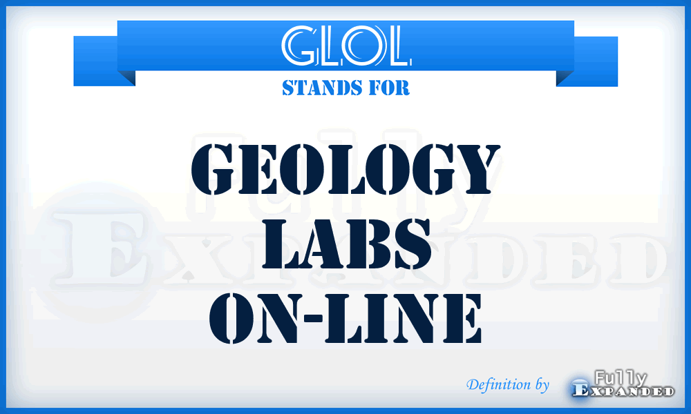 GLOL - Geology Labs On-Line