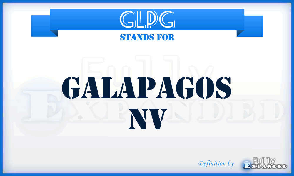 GLPG - Galapagos NV