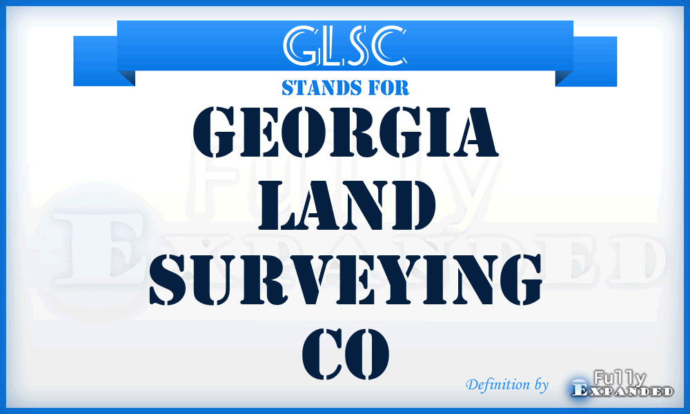 GLSC - Georgia Land Surveying Co