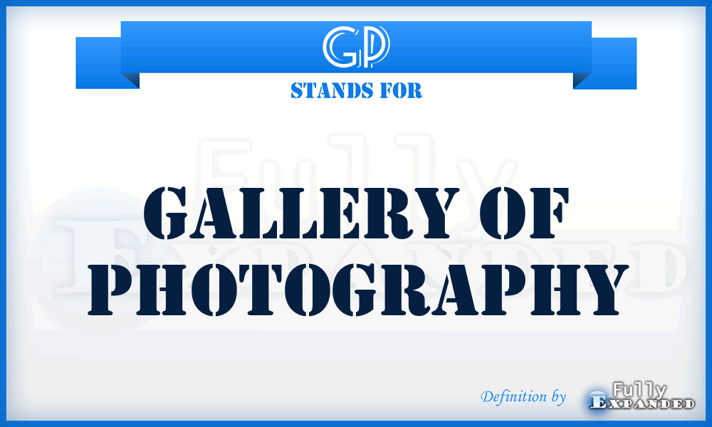 GP - Gallery of Photography