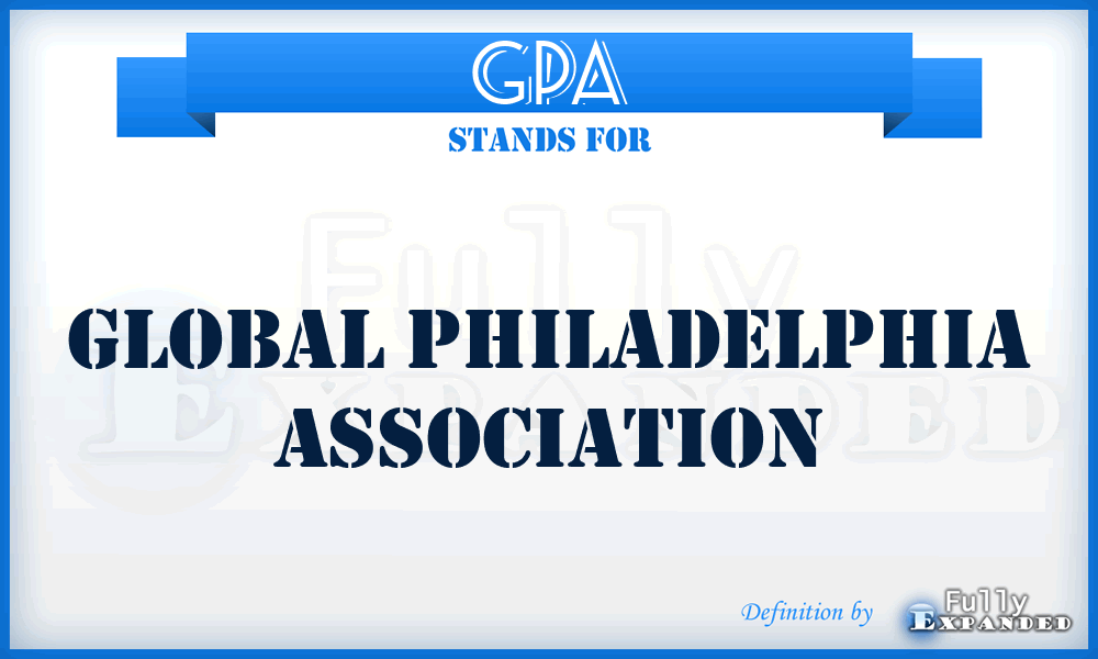 GPA - Global Philadelphia Association