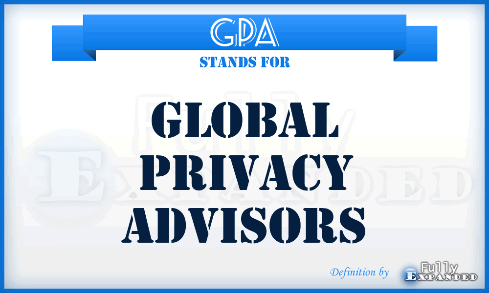 GPA - Global Privacy Advisors