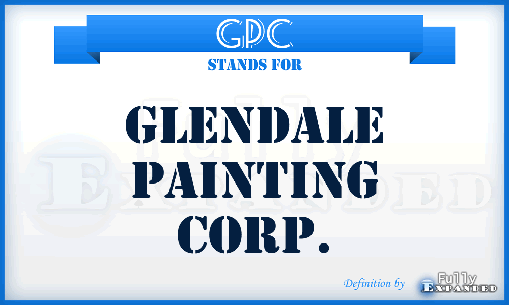 GPC - Glendale Painting Corp.