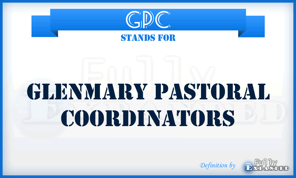 GPC - Glenmary Pastoral Coordinators
