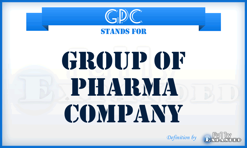 GPC - Group of Pharma Company