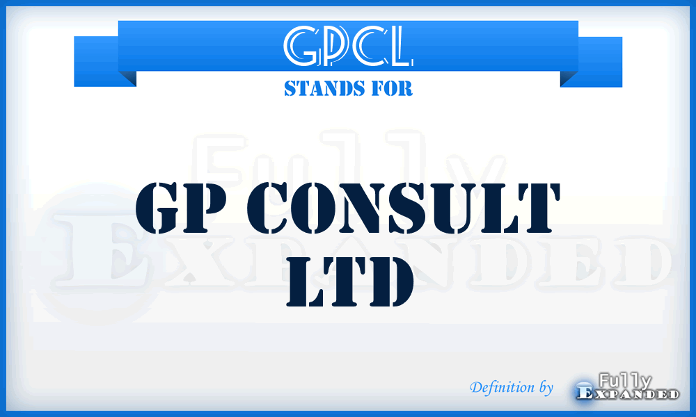 GPCL - GP Consult Ltd