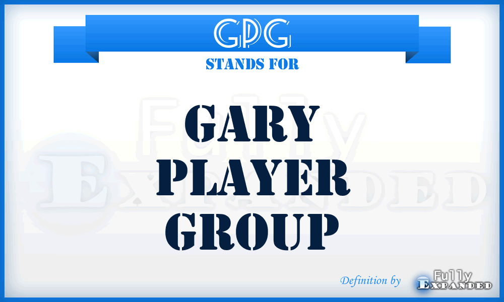 GPG - Gary Player Group