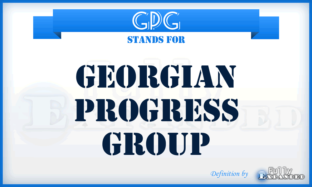 GPG - Georgian Progress Group