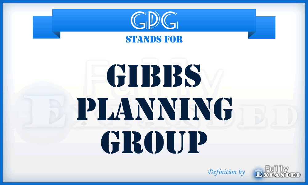 GPG - Gibbs Planning Group
