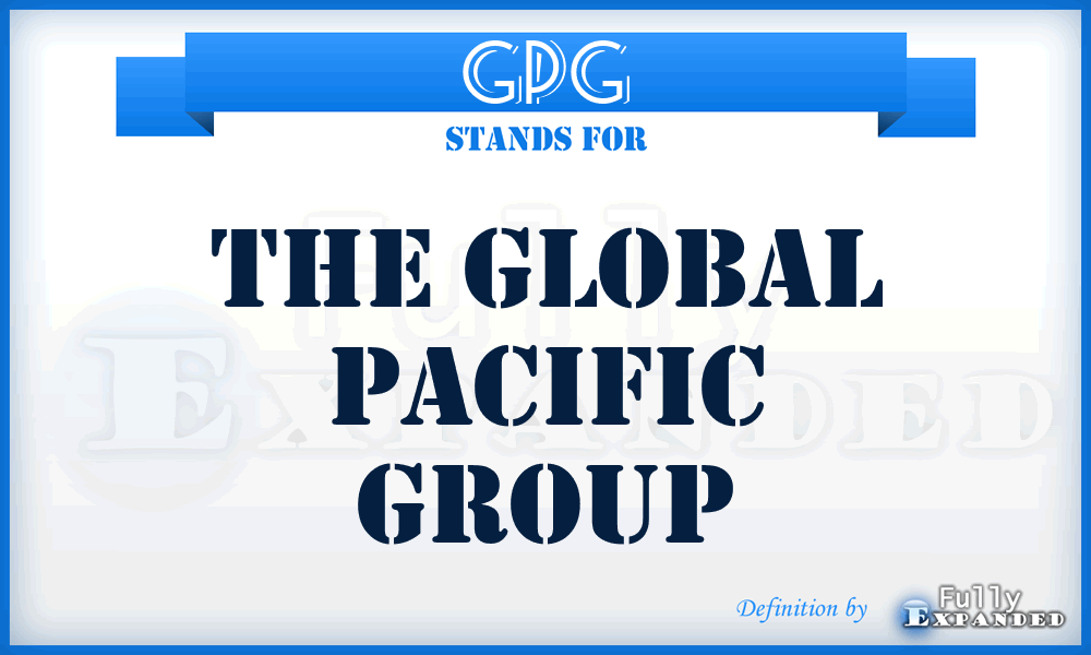 GPG - The Global Pacific Group