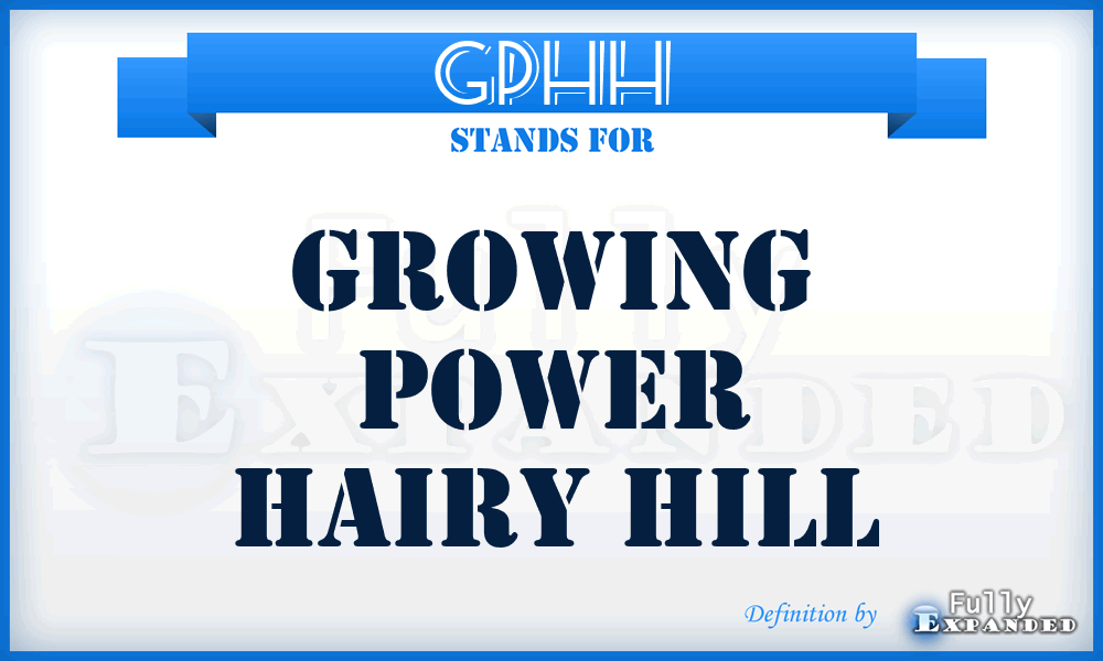 GPHH - Growing Power Hairy Hill