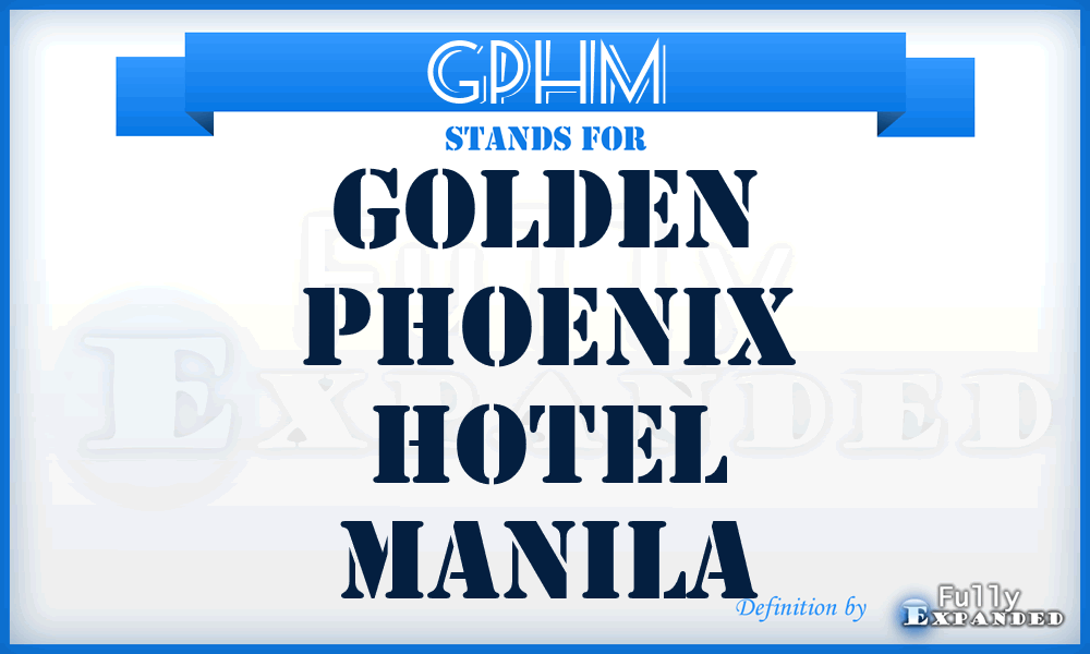 GPHM - Golden Phoenix Hotel Manila