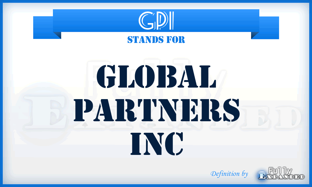 GPI - Global Partners Inc
