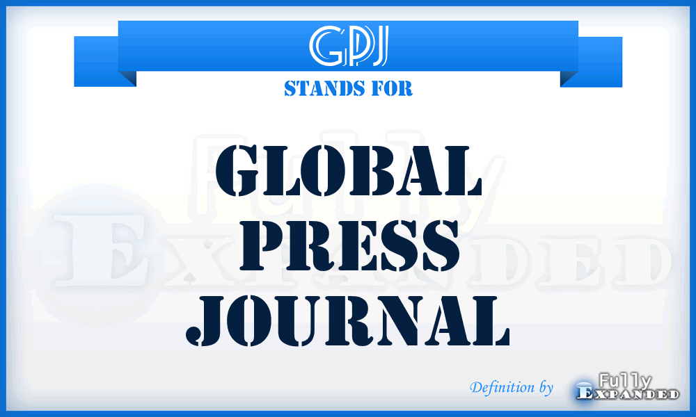 GPJ - Global Press Journal