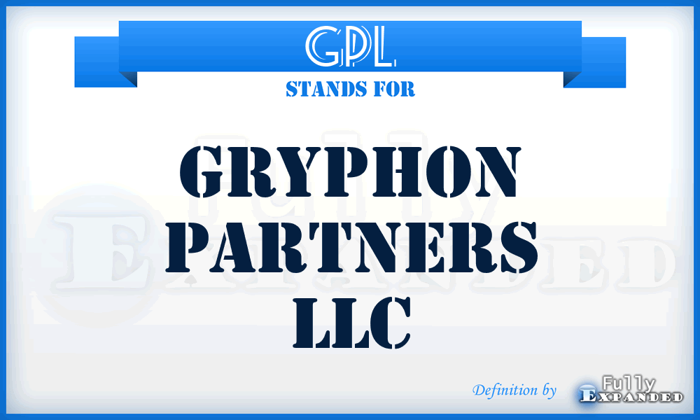 GPL - Gryphon Partners LLC