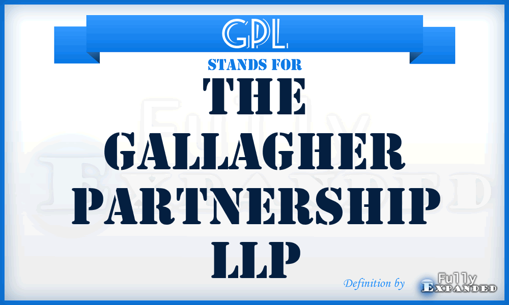 GPL - The Gallagher Partnership LLP