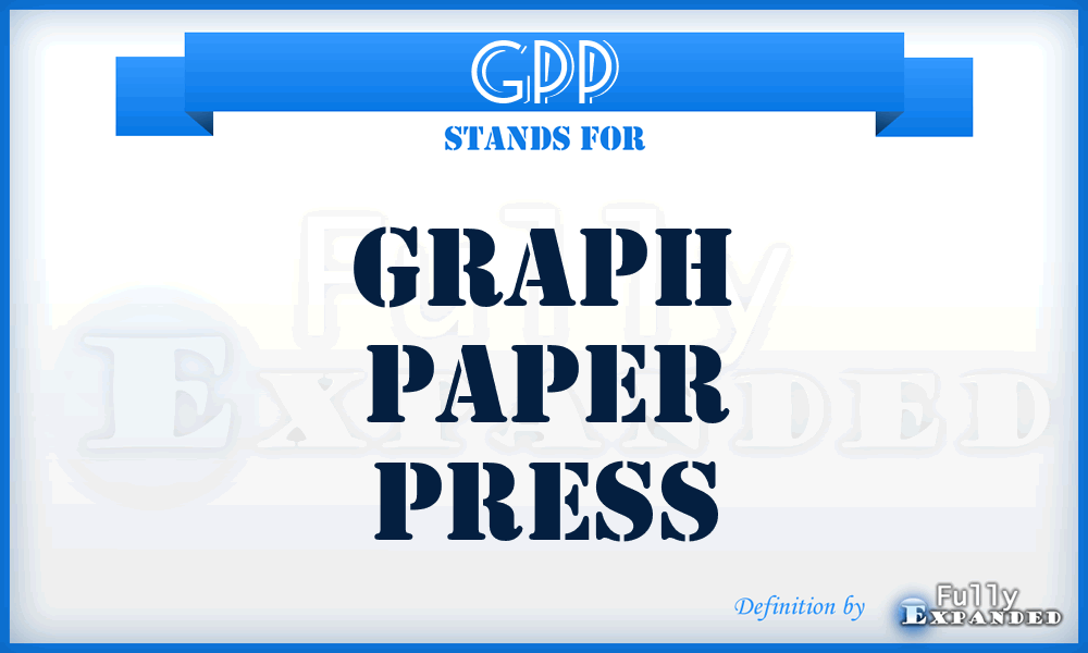 GPP - Graph Paper Press