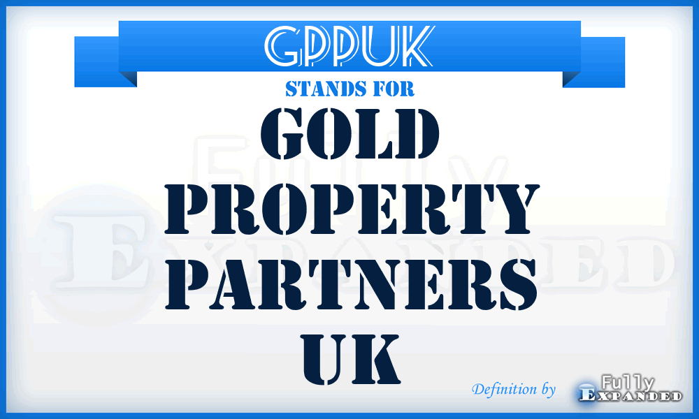 GPPUK - Gold Property Partners UK