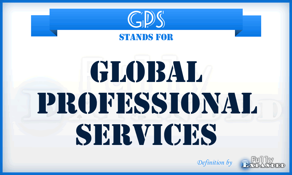 GPS - Global Professional Services