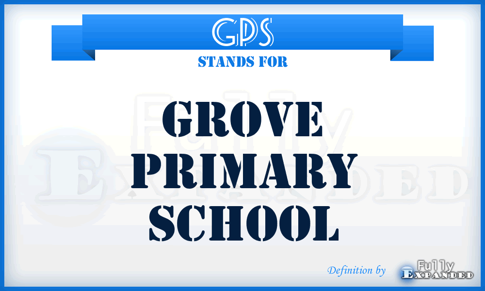GPS - Grove Primary School