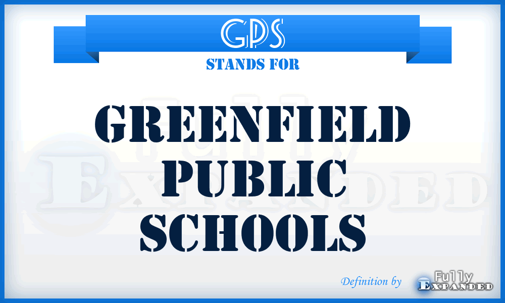 GPS - Greenfield Public Schools