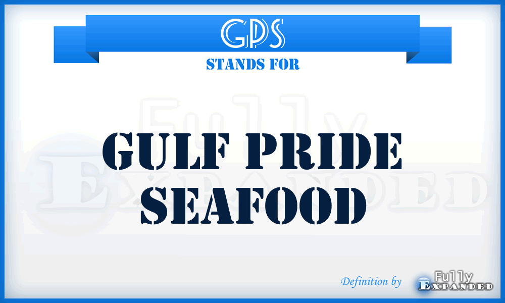 GPS - Gulf Pride Seafood