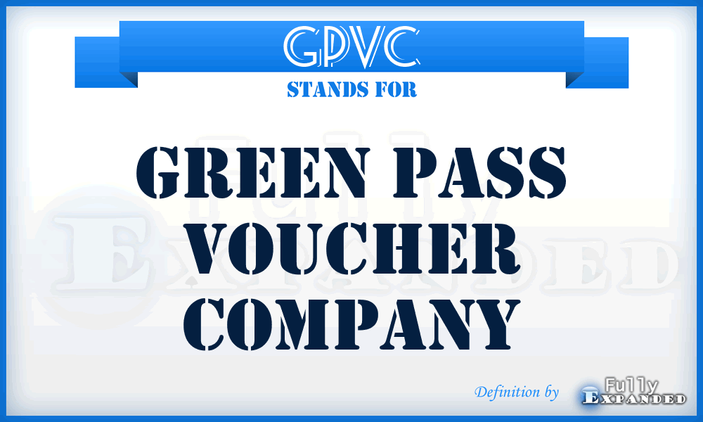 GPVC - Green Pass Voucher Company