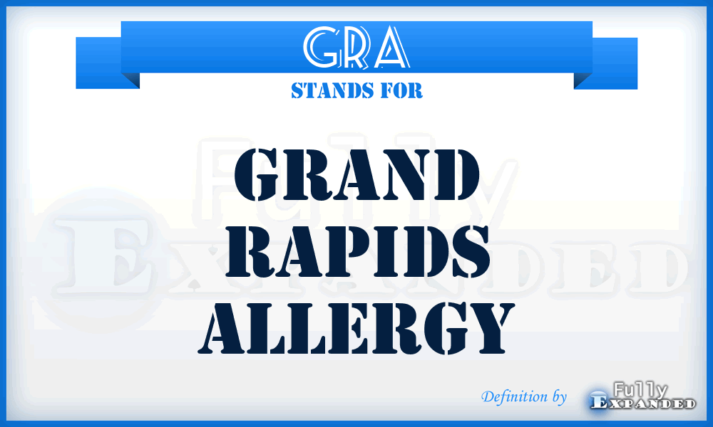 GRA - Grand Rapids Allergy