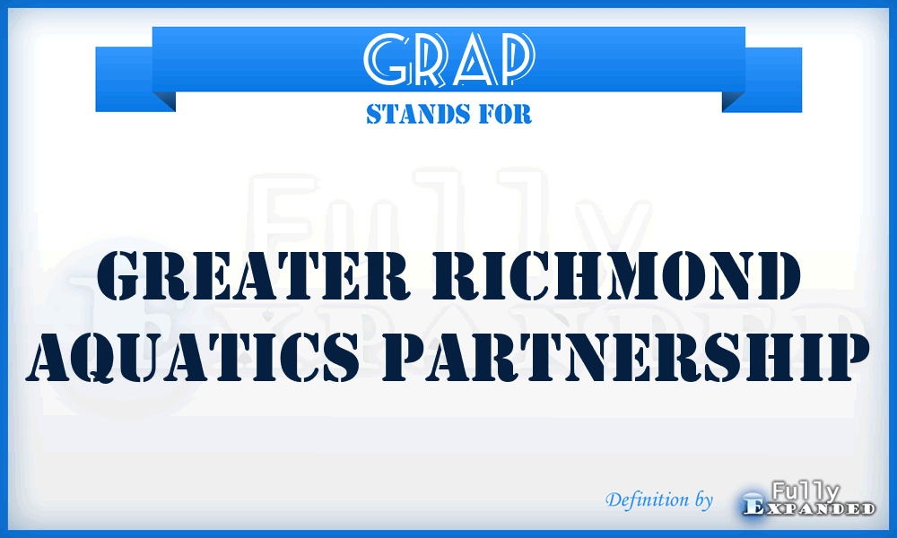 GRAP - Greater Richmond Aquatics Partnership