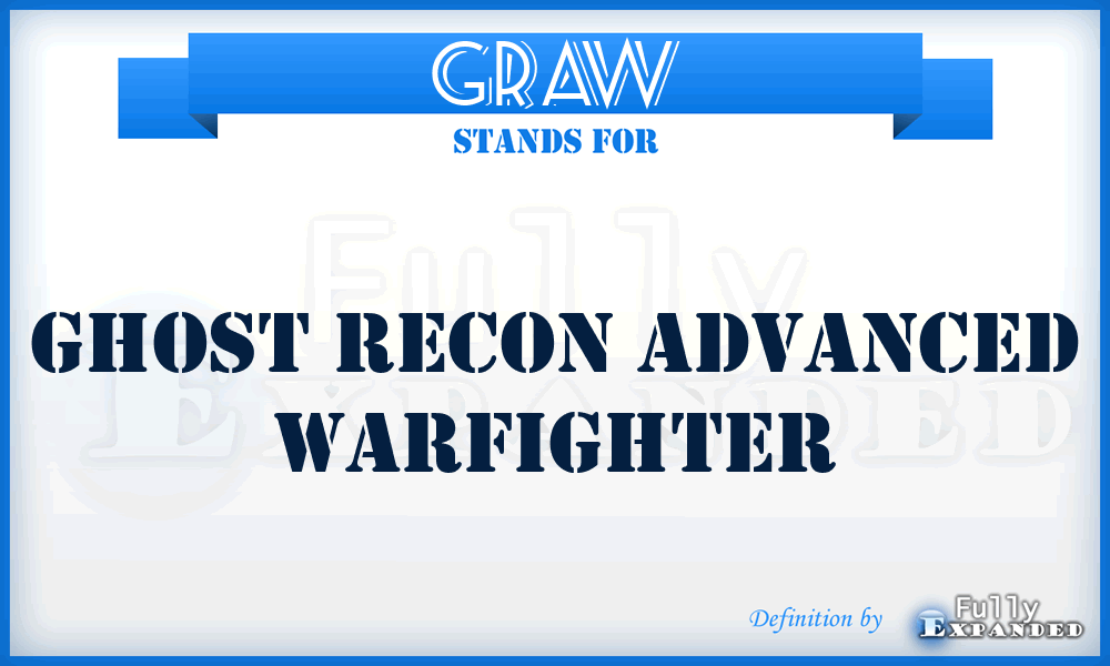 GRAW - Ghost Recon Advanced Warfighter