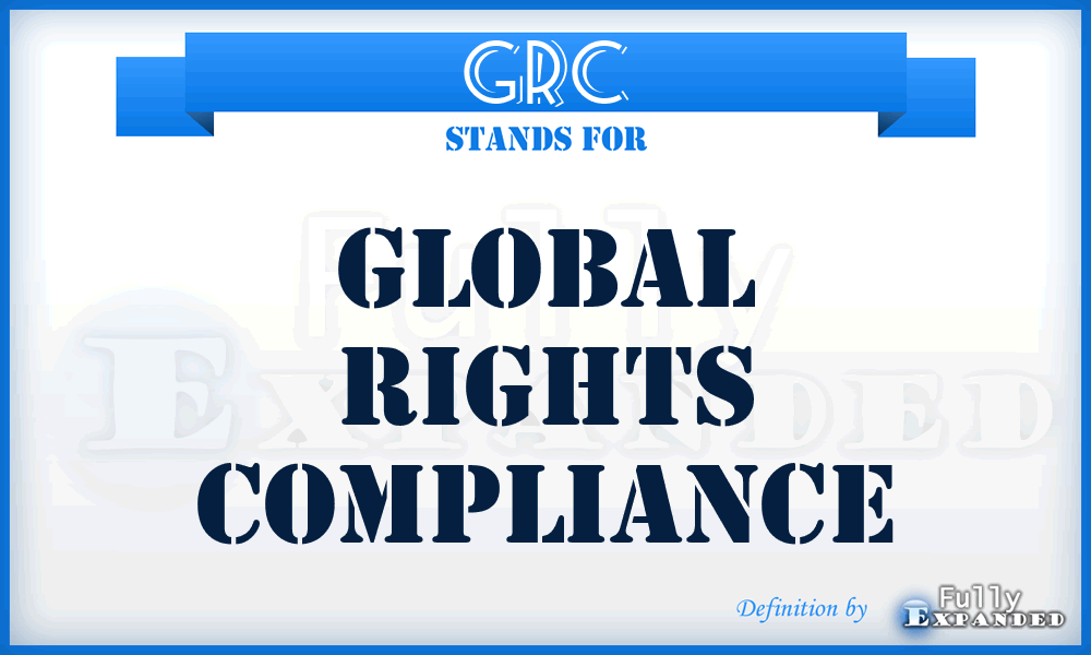 GRC - Global Rights Compliance