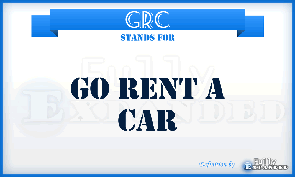 GRC - Go Rent a Car