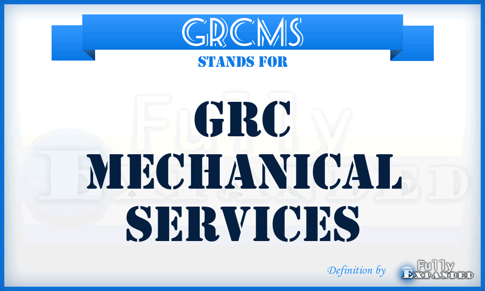 GRCMS - GRC Mechanical Services