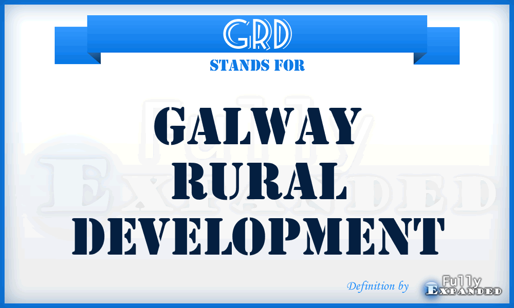 GRD - Galway Rural Development