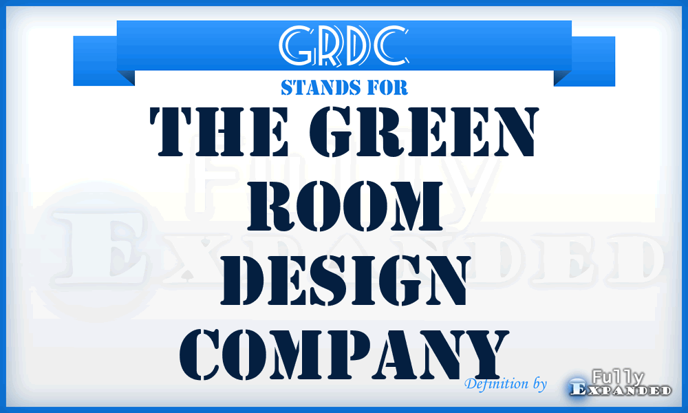 GRDC - The Green Room Design Company